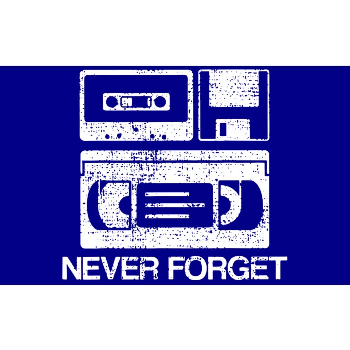 Cassette Floppy Disk Retro Never Forget Meaningful Gift Bumper Sticker