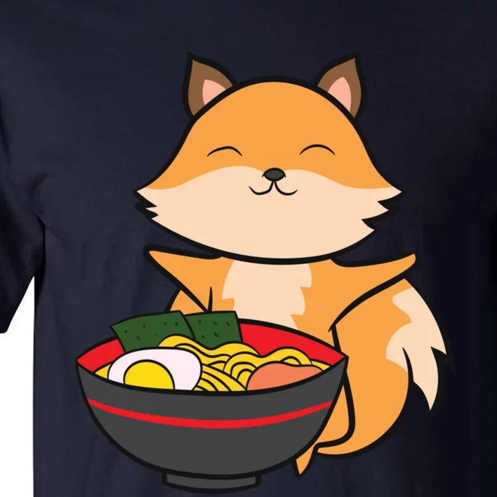 Cute Fox Eating Ra Love Ra And Foxes Tall T-Shirt