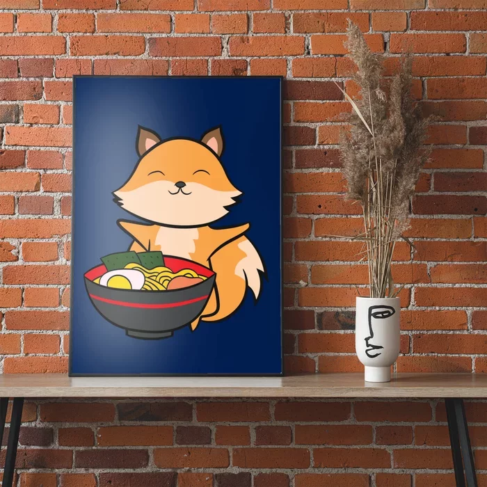 Cute Fox Eating Ra Love Ra And Foxes Poster