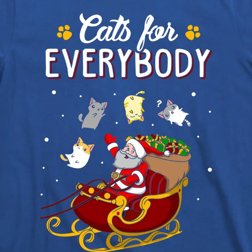 Cats For Everybody Cat Christmas Ugly Christmas Gift T-Shirt