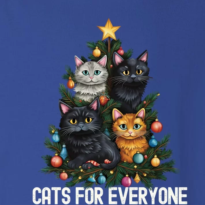 Cats For Everybody Christmas Tree Gift Toddler Long Sleeve Shirt