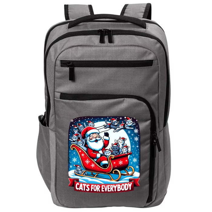 Cats For Everybody Festive Cats For Everybody Christmas Gift Impact Tech Backpack