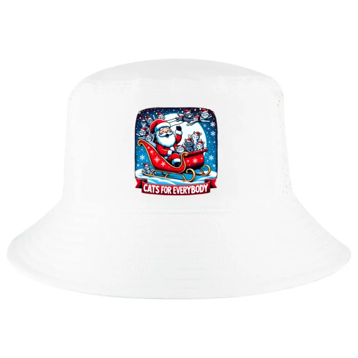 Cats For Everybody Festive Cats For Everybody Christmas Gift Cool Comfort Performance Bucket Hat