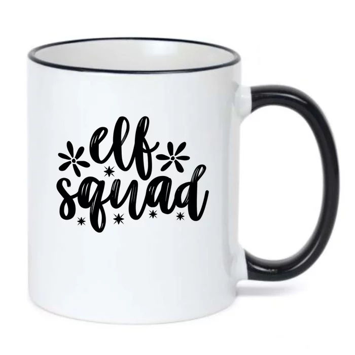 Christmas Funny Elf Squad Meaningful Gift Black Color Changing Mug