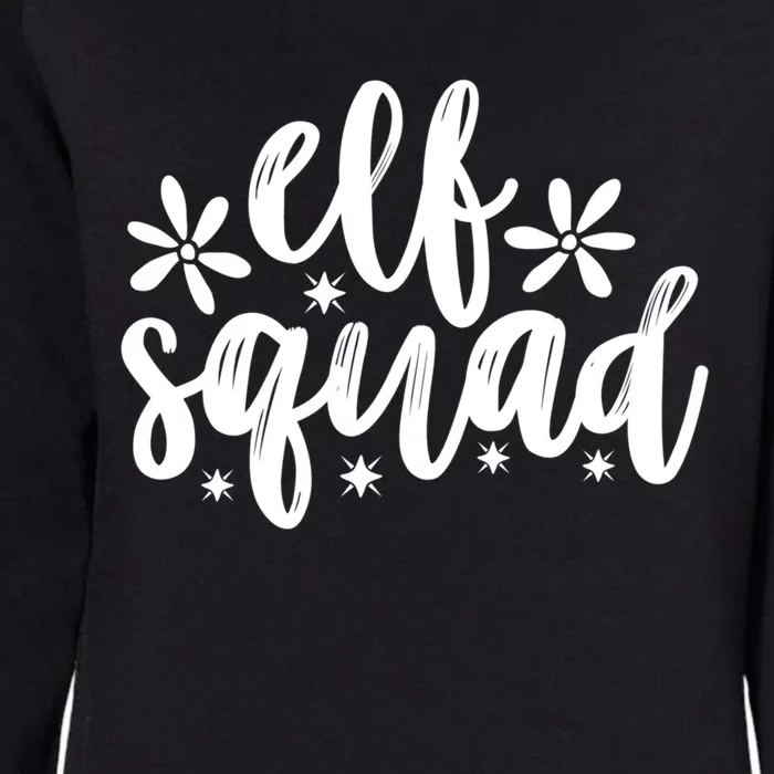 Christmas Funny Elf Squad Meaningful Gift Womens California Wash Sweatshirt