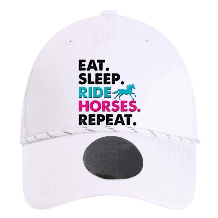 Cute Funny Eat Sleep Ride Horses Repeat Performance The Dyno Cap