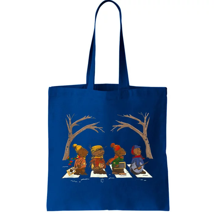 Christmas Funny Emmet Otter Christmas Family Cute Gift Tote Bag