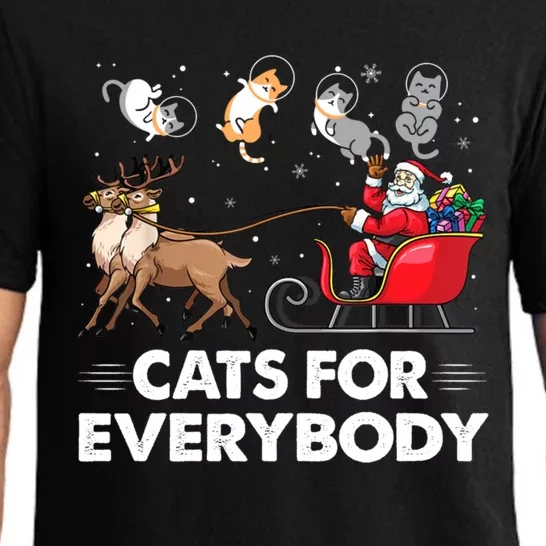 Cats For Everybody Christmas Animals Love Matching Family Great Gift Pajama Set