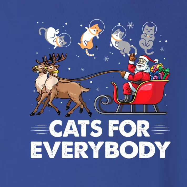 Cats For Everybody Christmas Animals Love Matching Family Great Gift Toddler Long Sleeve Shirt