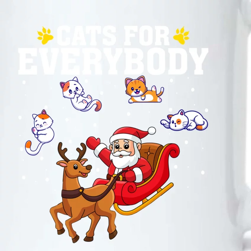 Cats For Everybody Christmas Cat Cute Ugly Christmas Funny Gift Great Gift Black Color Changing Mug