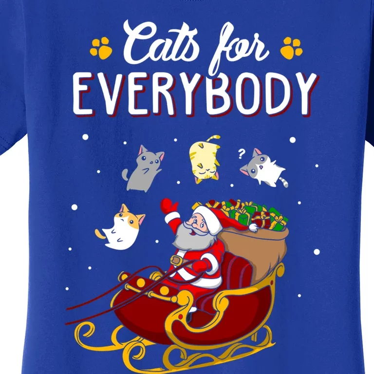 Cats For Everybody Cat Christmas Ugly Christmas Gift Women's T-Shirt