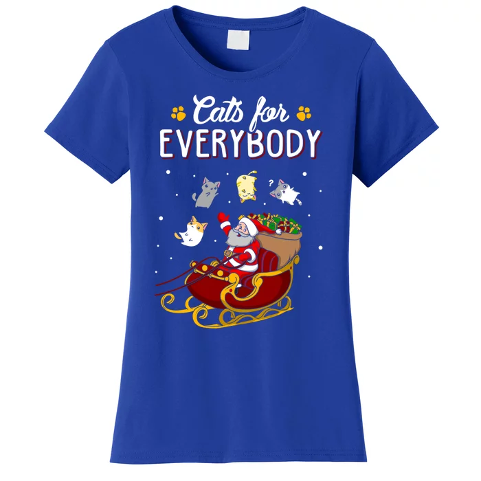 Cats For Everybody Cat Christmas Ugly Christmas Gift Women's T-Shirt