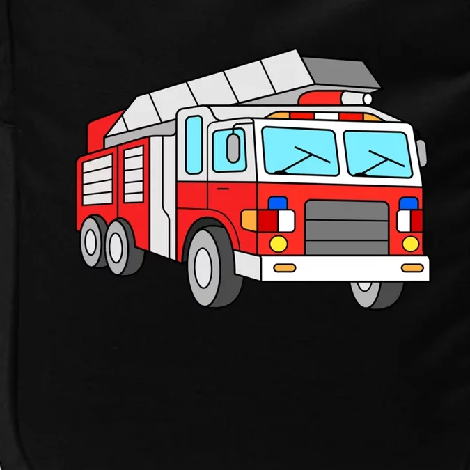 Cool Fire Engine Firetruck Firefighter Meaningful Gift Impact Tech Backpack