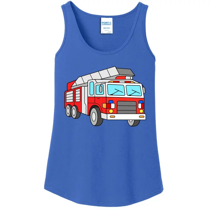 Cool Fire Engine Firetruck Firefighter Meaningful Gift Ladies Essential Tank