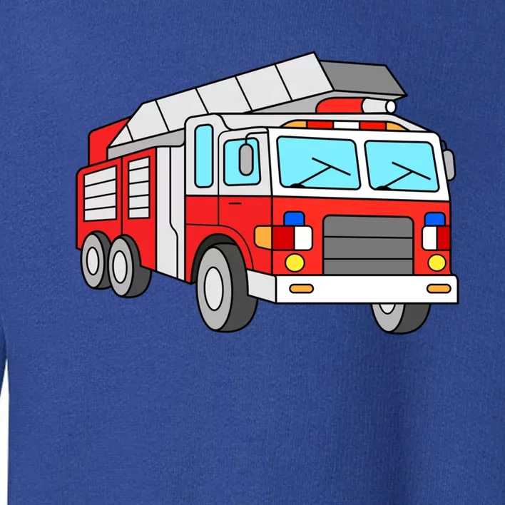 Cool Fire Engine Firetruck Firefighter Meaningful Gift Toddler Sweatshirt