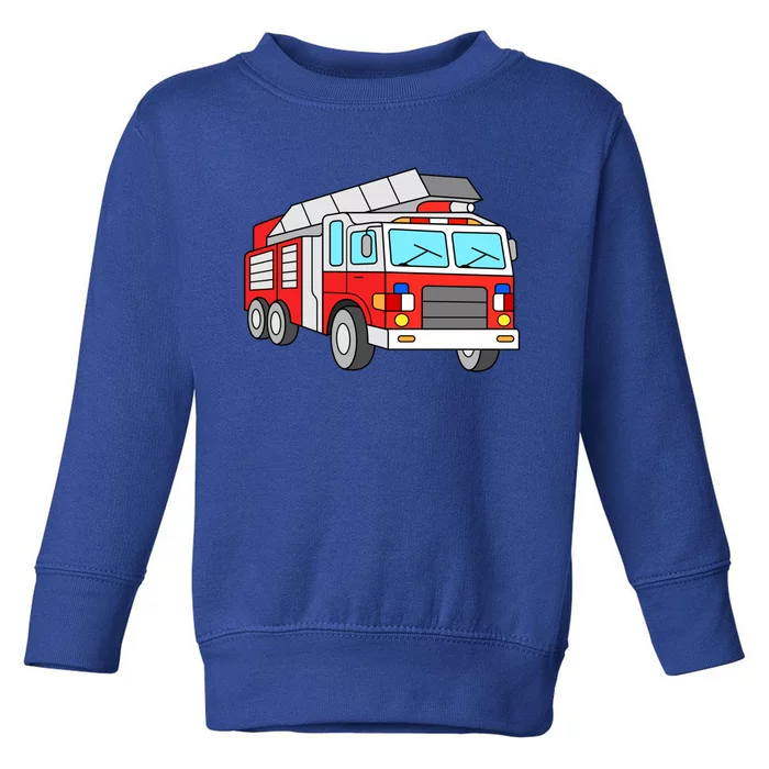 Cool Fire Engine Firetruck Firefighter Meaningful Gift Toddler Sweatshirt