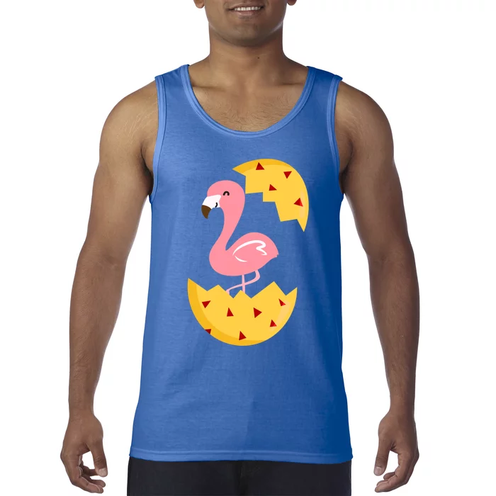 Cute Flamingo Easter Eggs Gift Tank Top