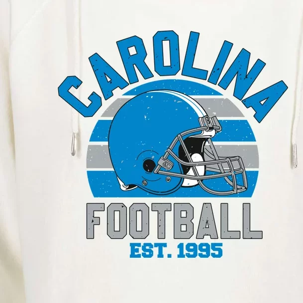 Carolina Football Est 1995 Team Supporter Womens Funnel Neck Pullover Hood