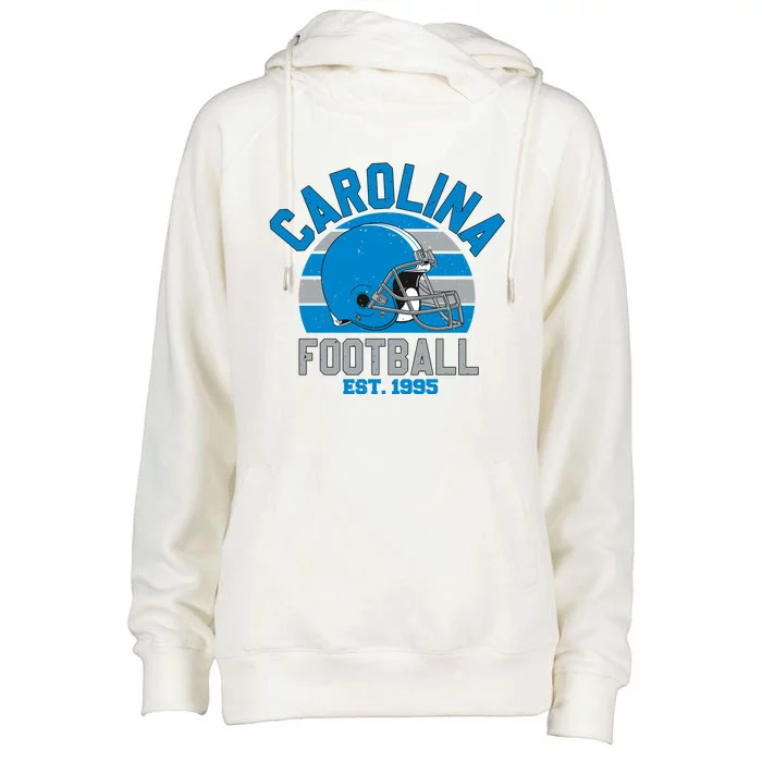 Carolina Football Est 1995 Team Supporter Womens Funnel Neck Pullover Hood