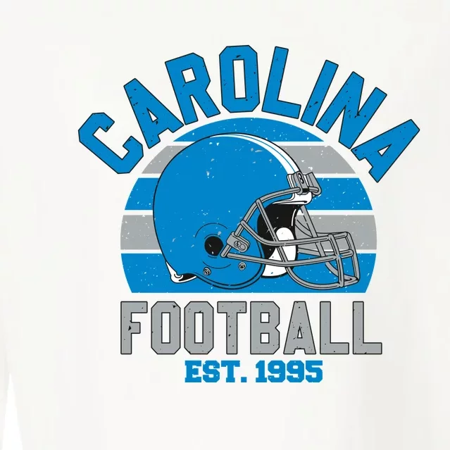 Carolina Football Est 1995 Team Supporter Cropped Pullover Crew