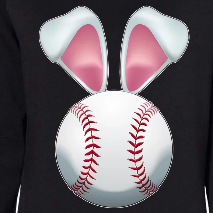 Cute Funny Easter Bunny Baseball Womens California Wash Sweatshirt