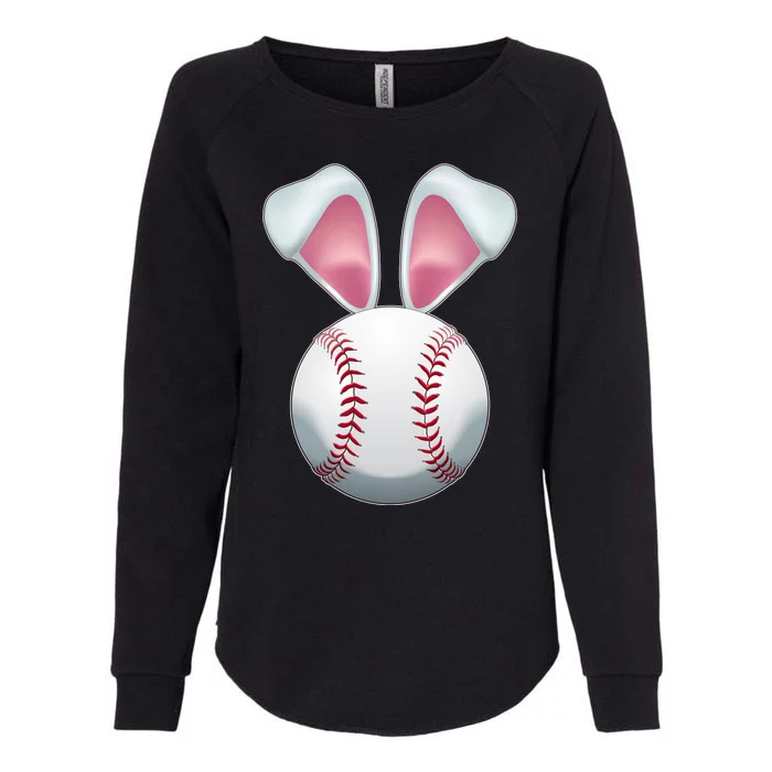 Cute Funny Easter Bunny Baseball Womens California Wash Sweatshirt