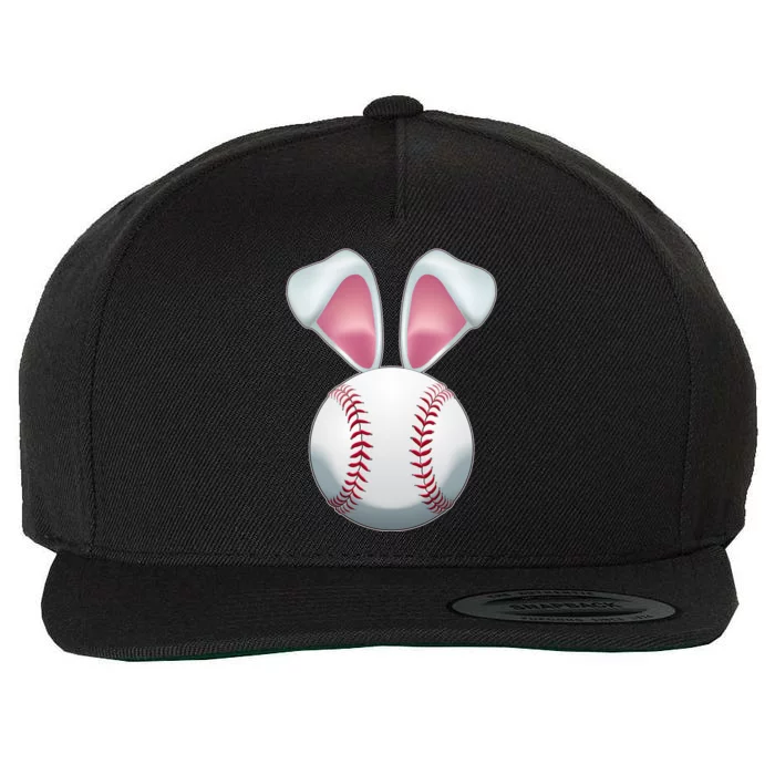 Cute Funny Easter Bunny Baseball Wool Snapback Cap