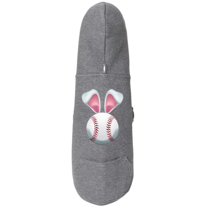 Cute Funny Easter Bunny Baseball Doggie 3-End Fleece Hoodie