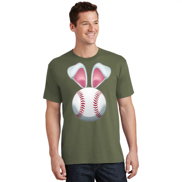 Cute Funny Easter Bunny Baseball T-Shirt