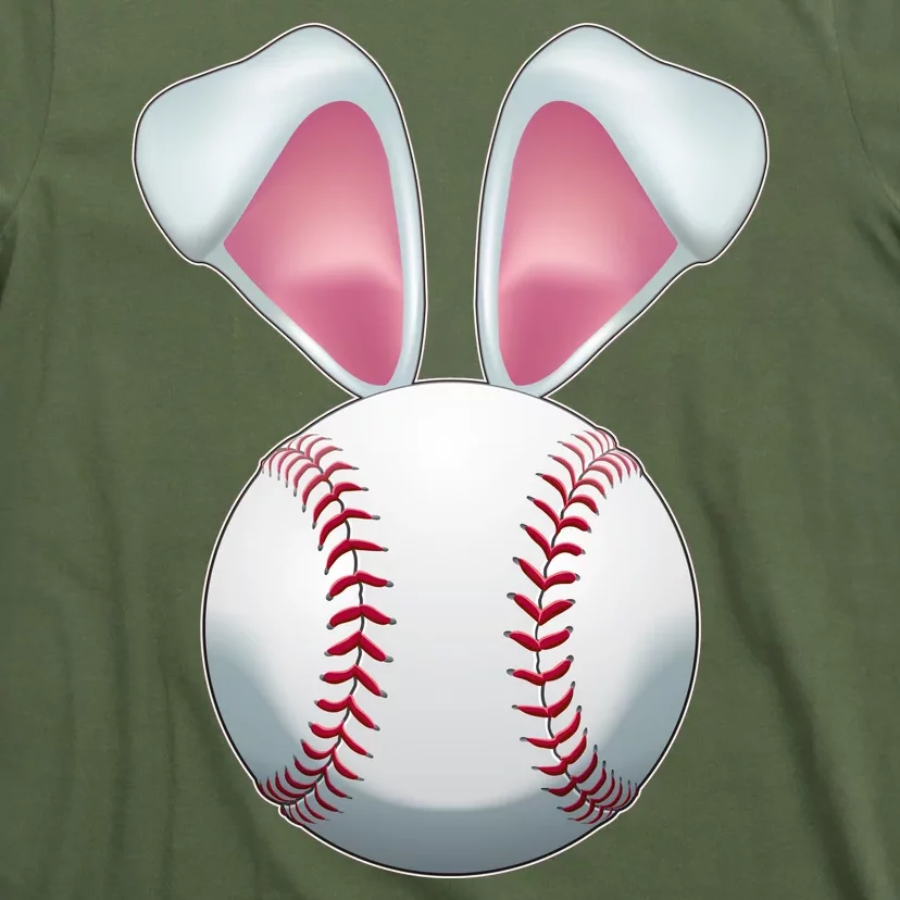 Cute Funny Easter Bunny Baseball T-Shirt