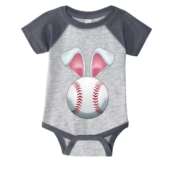 Cute Funny Easter Bunny Baseball Infant Baby Jersey Bodysuit