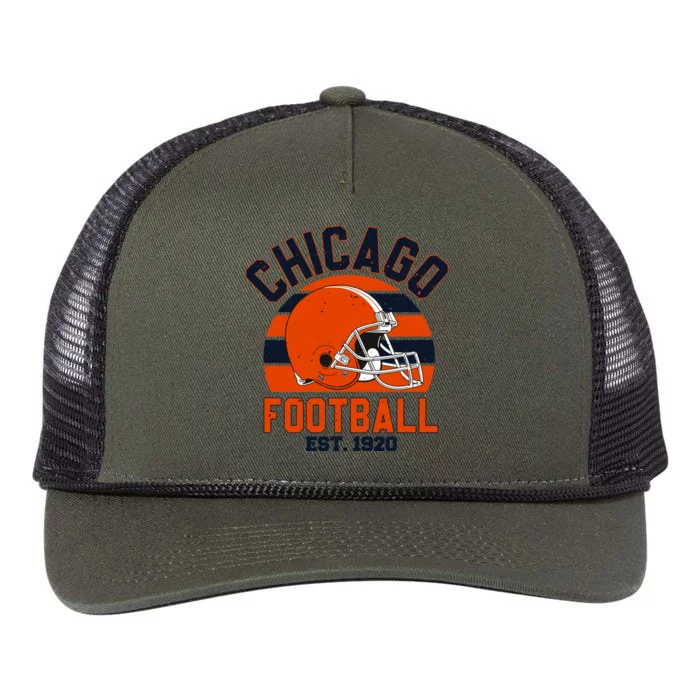 Chicago Football Est 1920 Team Supporter Retro Rope Trucker Hat Cap