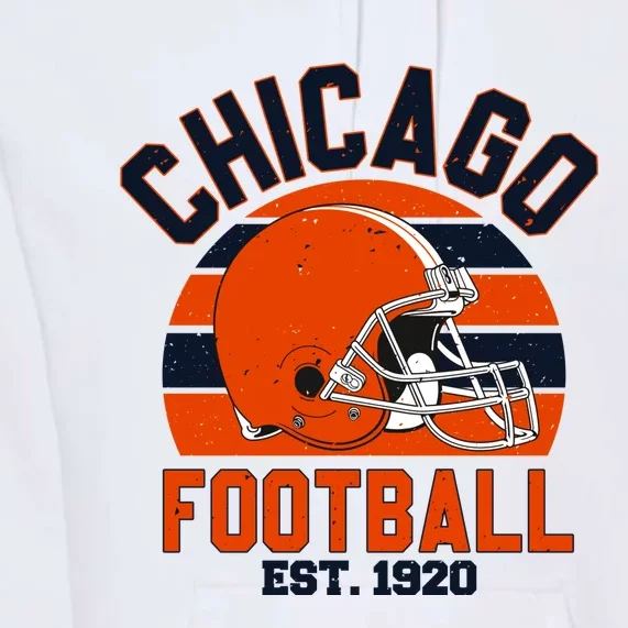 Chicago Football Est 1920 Team Supporter Premium Hoodie