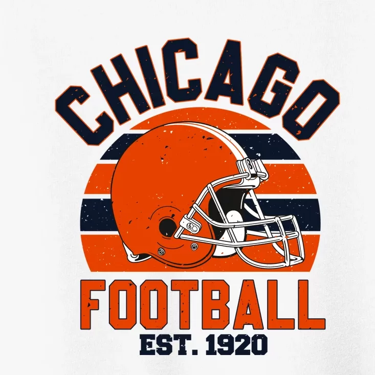 Chicago Football Est 1920 Team Supporter Toddler T-Shirt