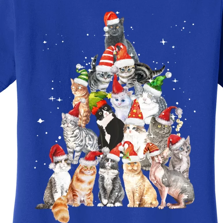 Cats For Everybody Christmas Cats Xmas Meow Christmas Gift Women's T-Shirt