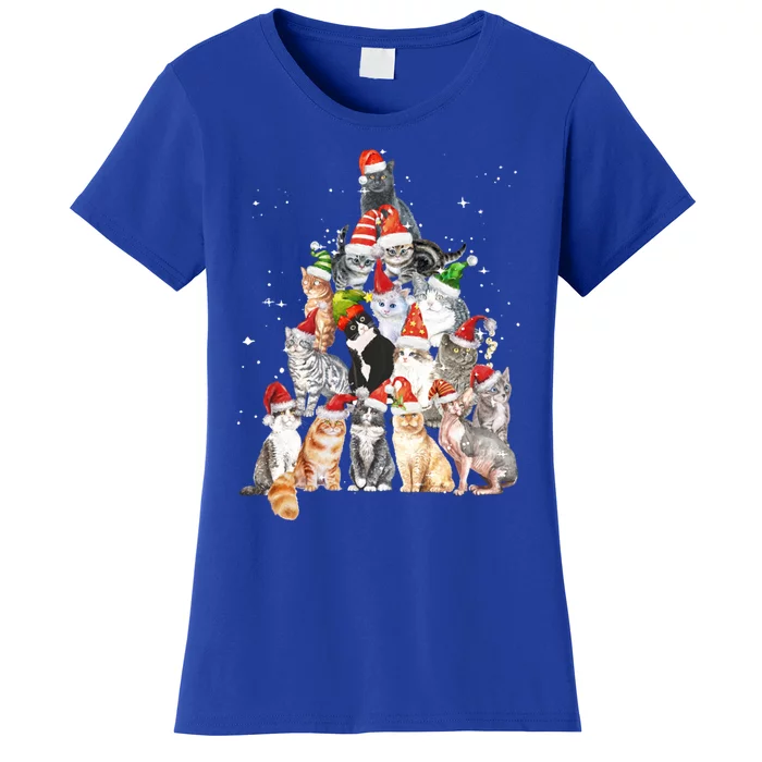 Cats For Everybody Christmas Cats Xmas Meow Christmas Gift Women's T-Shirt