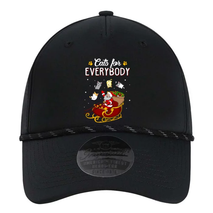 Cats For Everybody Cat Christmas Ugly Christmas Gift Performance The Dyno Cap