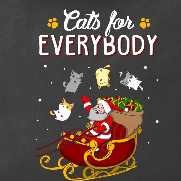 Cats For Everybody Cat Christmas Ugly Christmas Zip Tote Bag