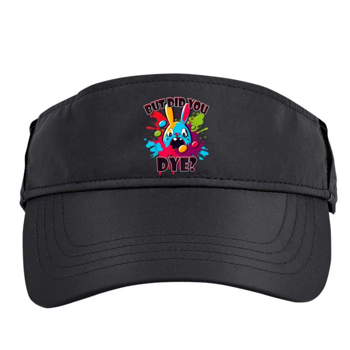 Colorful Funny Easter Bunny Did You Dye? Adult Drive Performance Visor