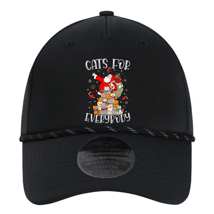 Cats For Everybody Ugly Christmas Cat Funny Xmas Great Gift Performance The Dyno Cap