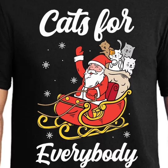 Cats For Everybody Christmas Gift Xmas Pajama Set