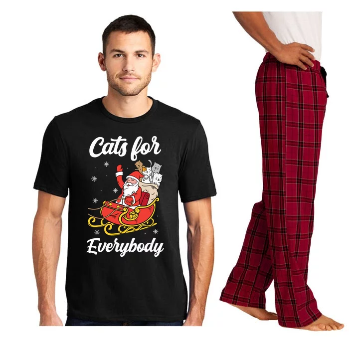 Cats For Everybody Christmas Gift Xmas Pajama Set