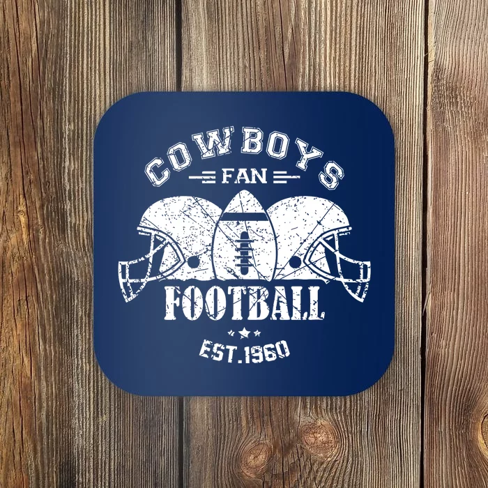 Cowboys Football Est 1960 Fan Coaster