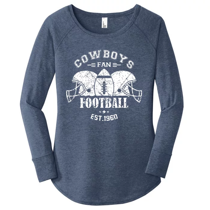 Cowboys Football Est 1960 Fan Women's Perfect Tri Tunic Long Sleeve Shirt