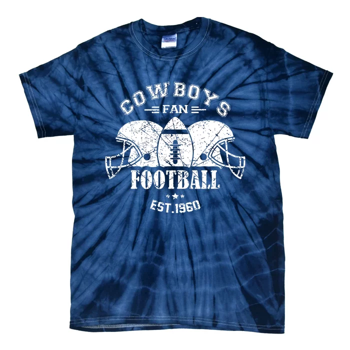 Cowboys Football Est 1960 Fan Tie-Dye T-Shirt