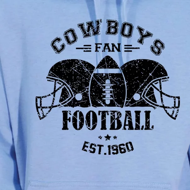 Cowboys Football Est 1960 Fan Unisex Surf Hoodie