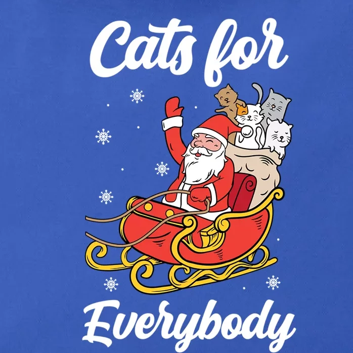 Cats For Everybody Christmas Gift Xmas Gift Zip Tote Bag