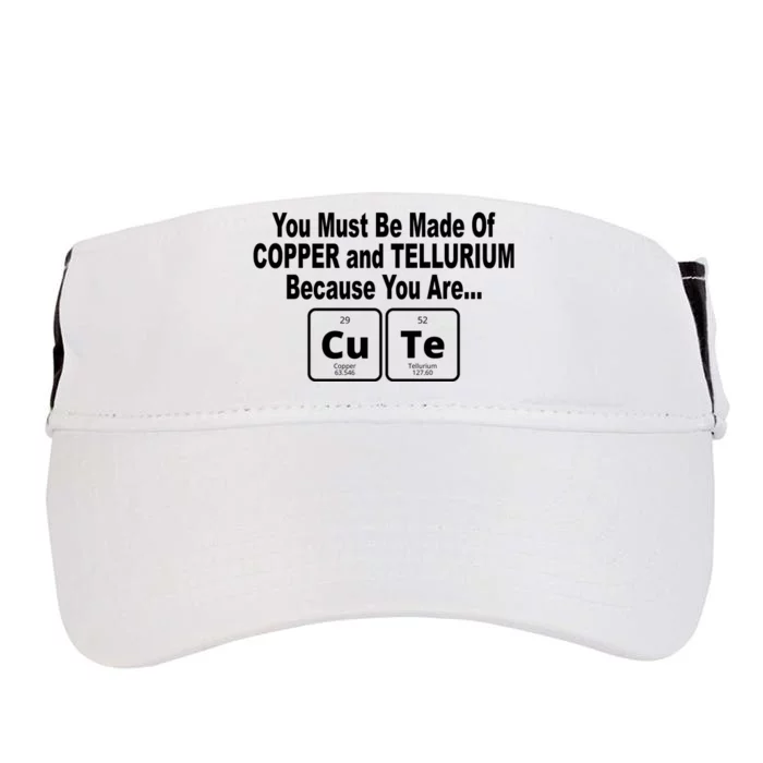 Cute Funny Element Copper Tellurium Adult Drive Performance Visor