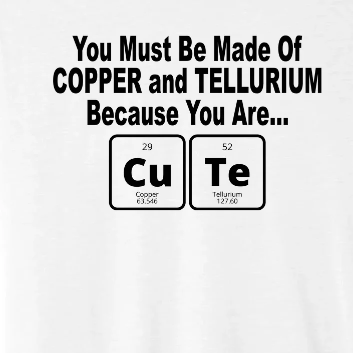 Cute Funny Element Copper Tellurium ChromaSoft Performance T-Shirt