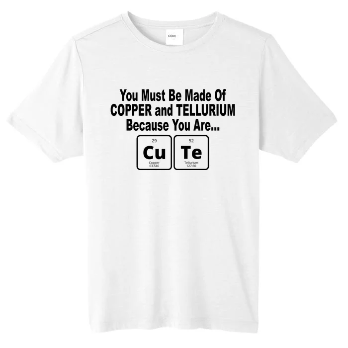 Cute Funny Element Copper Tellurium ChromaSoft Performance T-Shirt